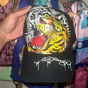 Black Ed Hardy Trucker Hat